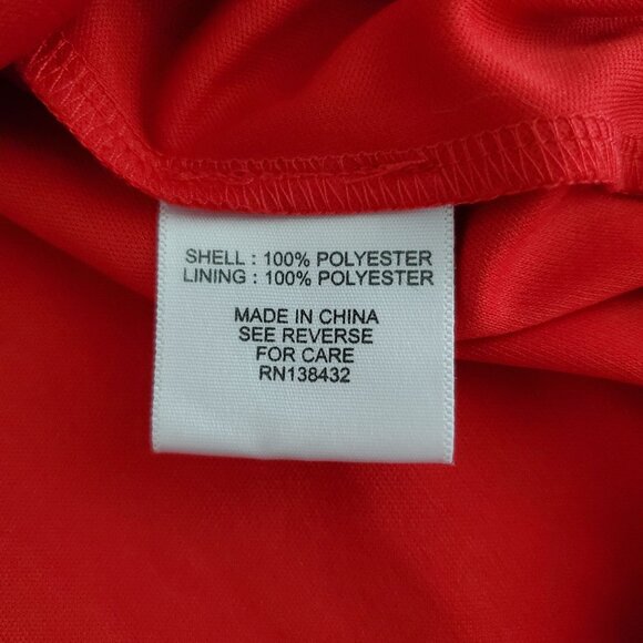 Bea & Dot by ModCloth Womens Red Floral Drape Neck Dress Size S Pleated Skirt - Picture 5 of 10